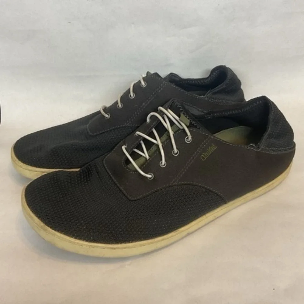 OluKai Nohea Moku Charcoal Slip On Convertible Sneaker Boat Shoe Men 9.5 China